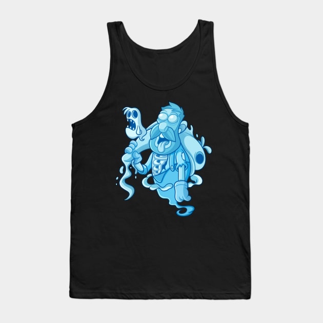 Ghost Fisherman Tank Top by Popon85